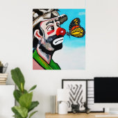 POSTER CLOWN ET BUTTERFLY KISS (Bureau à domicile)