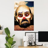 Poster Clown malheureux (Bureau à domicile)