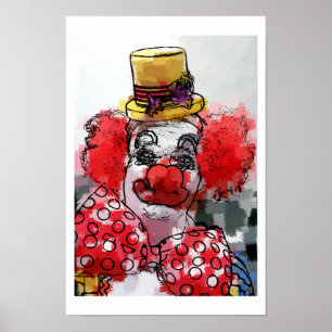 Poster Clown obtenu