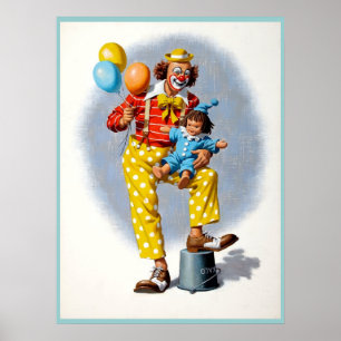 Poster Clown painting 6