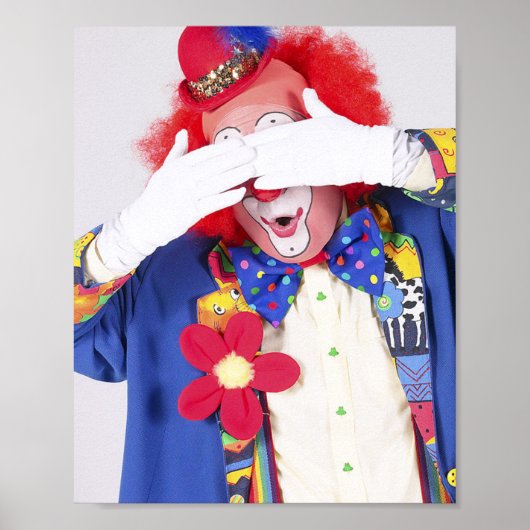 Poster Clown Peekaboo (Devant)