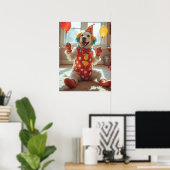 Poster Clown Shoes, Wig, Wiggle, Repeat: Boop (Bureau à domicile)