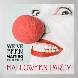 Poster Clown tueur, Bienvenue à Halloween