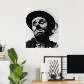 Poster Clown vintage (Bureau à domicile)
