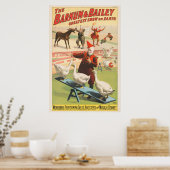 Poster Clowns Avec Oies, Coqs Et Âne. (Cuisine)