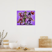 Poster Clowns de cirque (Cuisine)