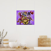 Poster Clowns de cirque (Cuisine)