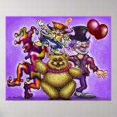 Poster Clowns de cirque (Devant)