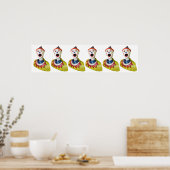 Poster Clowns du Carnaval (Cuisine)