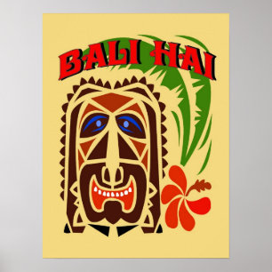 Poster Club Bali Hai Tiki