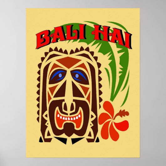 Poster Club Bali Hai Tiki (Devant)