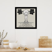 Poster Club BITUB - Plus Équilibré (Avec Frontière) (Cuisine)