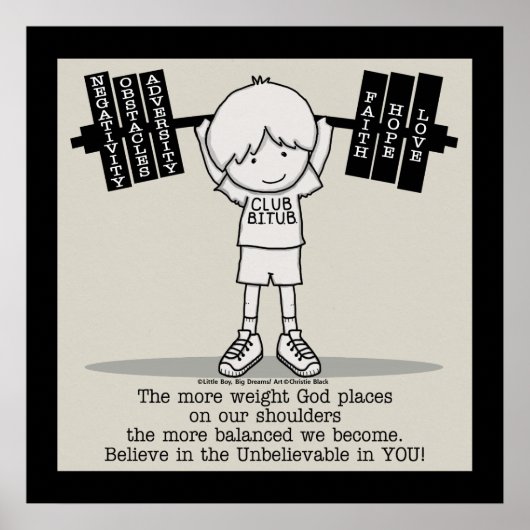 Poster Club BITUB - Plus Équilibré (Avec Frontière) (Devant)