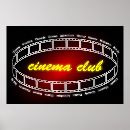 Poster Club cinéma (Devant)