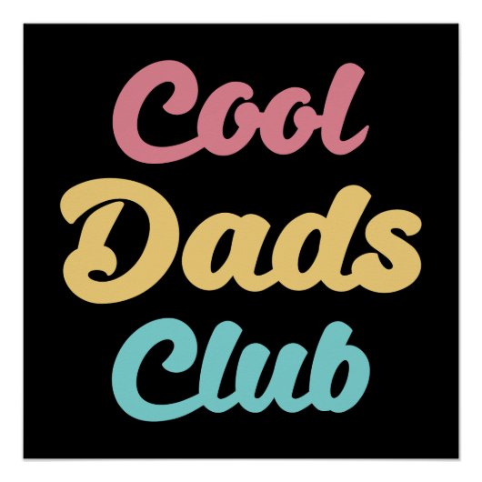 Poster Club cool Dads II (Devant)