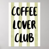 Poster Club de amateurs de café (Devant)