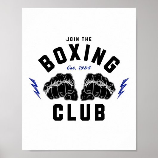 Poster Club de boxe1 (Devant)