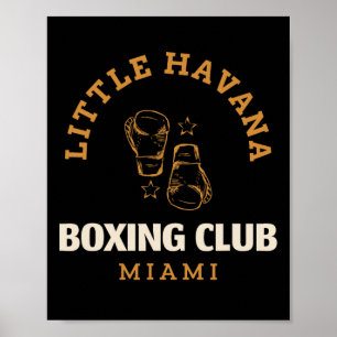 Poster Club de boxe Little Havana Miami - Boxe