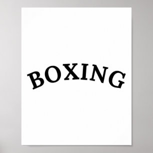 Poster Club de boxe Vintage Athletic Sports