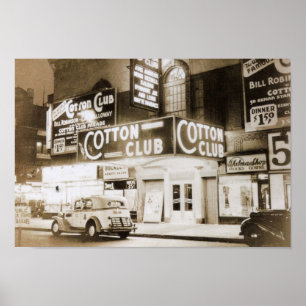 Poster Club de coton, cru de New York City