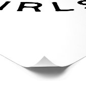 Poster Club de course pour filles (Coin)