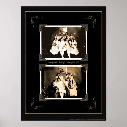 Poster Club de couture ~ 1916 (Devant)