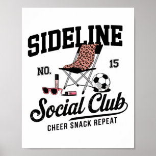 Poster Club de football social des femmes en marge de la