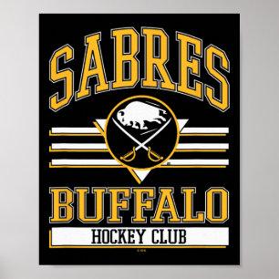 Poster Club de hockey Buffalo Sabres bleu officiellement 