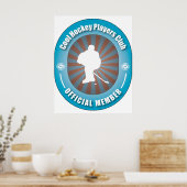 Poster Club de hockey cool (Cuisine)
