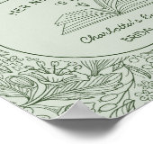 Poster Club de lecture Next Chapter Baby Shower Vert Mari (Coin)