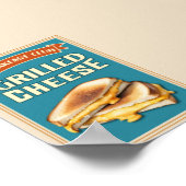 Poster Club de petit-déjeuner au fromage grillé (Coin)