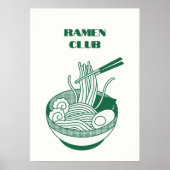 Poster Club de Ramen (Devant)