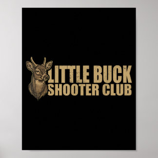 Poster Club de tireurs Little Buck chasseur de cerfs arch