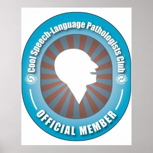 Poster Club des athologistes de la langue de la parole co (Devant)