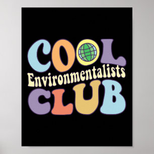 Poster Club Des Environnementalistes cool Sauvez Le Jour