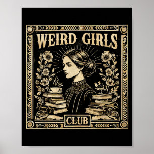 Poster Club des Filles Bizarres Art Gothique Féministe Vi
