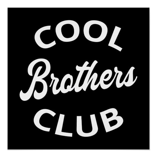 Poster Club des Frères Cool I (Devant)