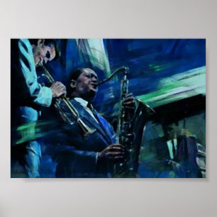 Poster Club Orchestra à l´huile