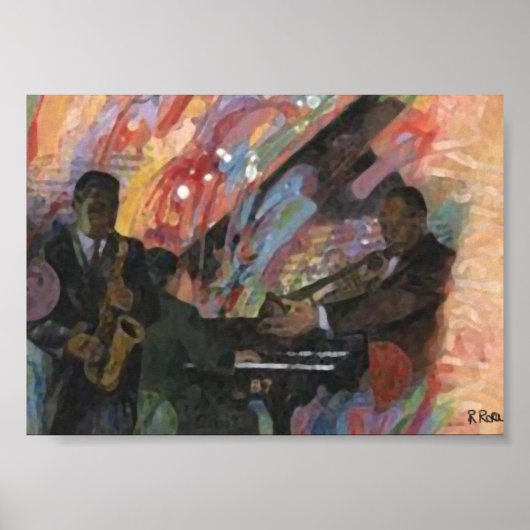 Poster Club Orchestra à l´huile (Devant)