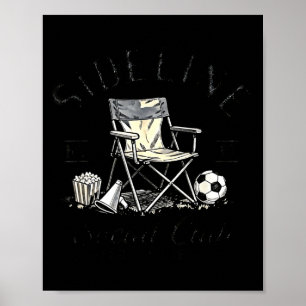 Poster Club Social de Côté Cheer Snack Repeat Maman de Fo