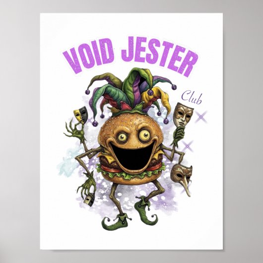 Poster Club Void Jester - Burger d'ami (Devant)