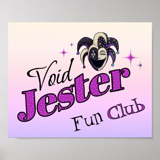 Poster Club Void Jester – Fou Rieur Chaos (Devant)