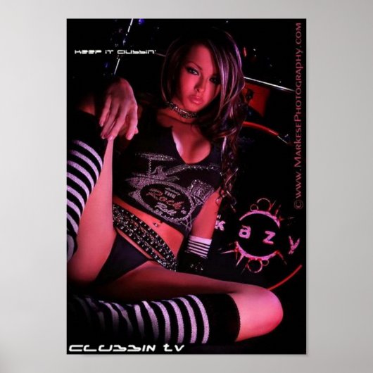 Poster Clubbin'tv Keep it clubbin' (Devant)