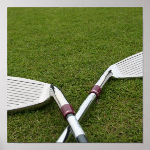 Poster Clubs de golf Imprimer