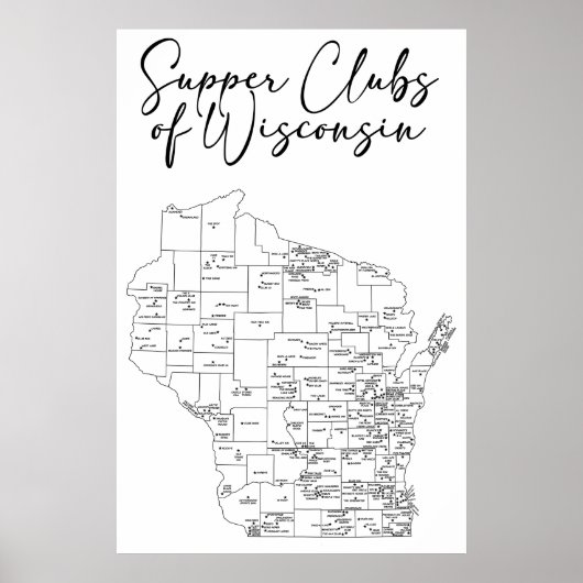 Poster Clubs de soupe du Wisconsin (Devant)