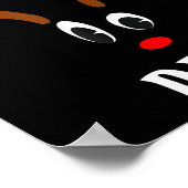 Poster Clumsy Christmas Reindeer Angler Hunt Deer Elk (Coin)