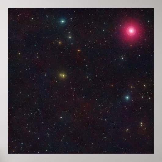 Poster Cluster Cetus Star de la vue de grand champ (Devant)