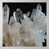 Poster Cluster Crystal Energy Quartz (Devant)