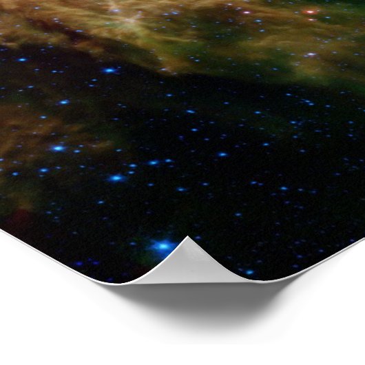 Poster Cluster de flocon de neige et nébuleuse du cône (Coin)