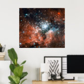 Poster Cluster étoile NGC 3603 (Bureau à domicile)
